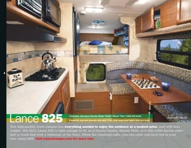 2011 Lance Truck Campers Brochure page 6