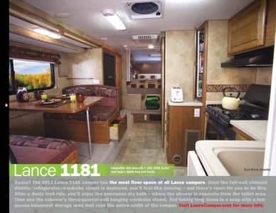2011 Lance Truck Campers Brochure page 10