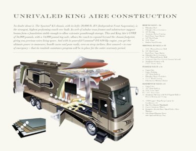 2011 Newmar King Aire Brochure page 10