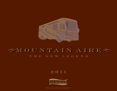 2011 Newmar Mountain Aire Brochure page 1