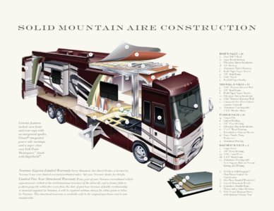 2011 Newmar Mountain Aire Brochure page 10