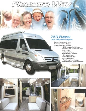 2011 Pleasure-Way Full Line Brochure