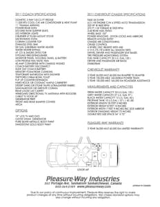 2011 Pleasure-Way Full Line Brochure page 8