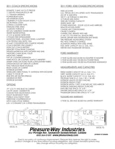 2011 Pleasure-Way Full Line Brochure page 10