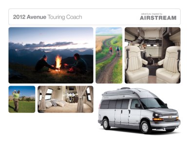 2012 Airstream Avenue Brochure page 1