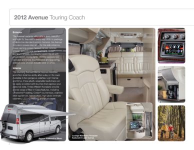 2012 Airstream Avenue Brochure page 4