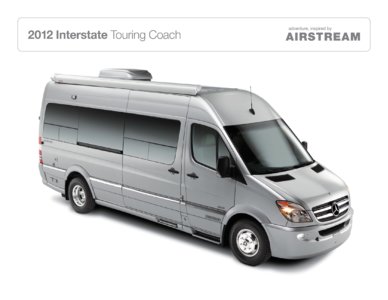 2012 Airstream Interstate 3500 Brochure page 1