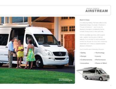 2012 Airstream Interstate 3500 Brochure page 3