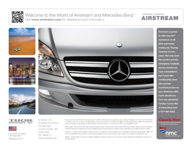 2012 Airstream Interstate 3500 Brochure page 12