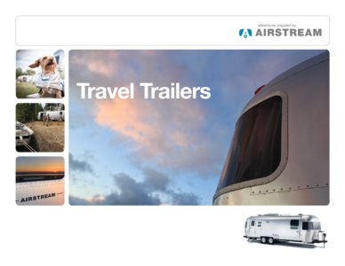 2012 Airstream Travel Trailers Brochure page 1