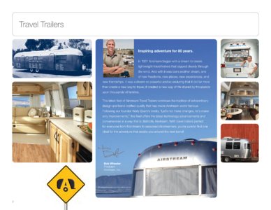 2012 Airstream Travel Trailers Brochure page 2