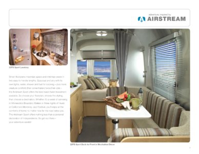 2012 Airstream Travel Trailers Brochure page 7