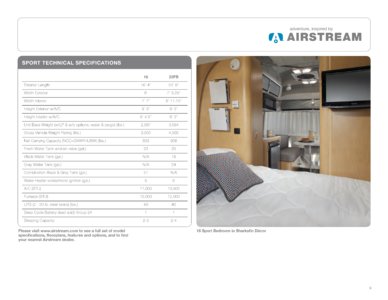 2012 Airstream Travel Trailers Brochure page 9