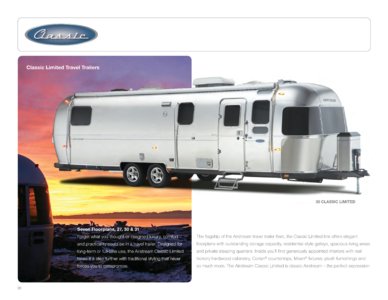 2012 Airstream Travel Trailers Brochure page 20