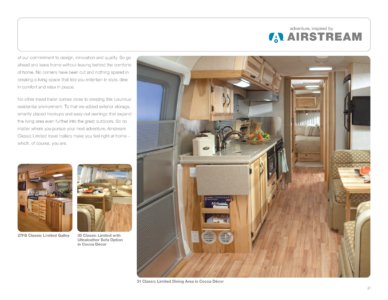 2012 Airstream Travel Trailers Brochure page 21