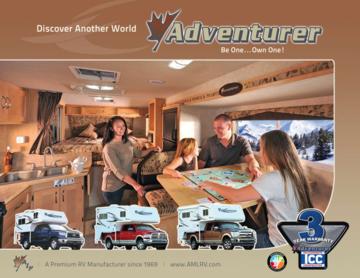 2012 ALP Adventurer Truck Campers Brochure