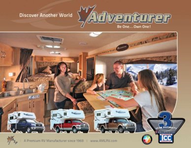 2012 ALP Adventurer Truck Campers Brochure page 1