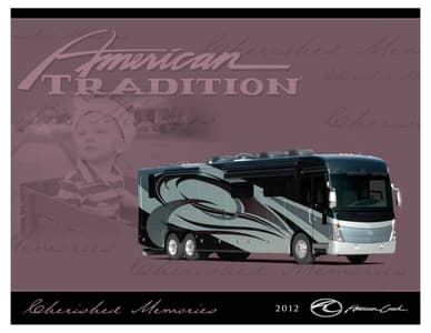 2012 American Coach American Tradition Brochure page 1