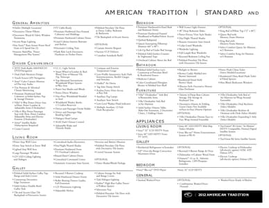 2012 American Coach American Tradition Brochure page 10