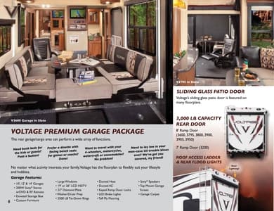 2012 Dutchmen Voltage Brochure page 8