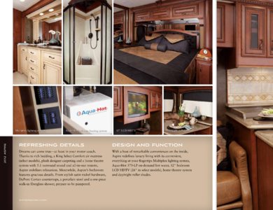 2012 Entegra Coach Aspire Brochure page 4