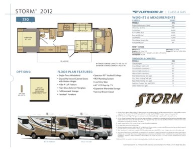 2012 Fleetwood Storm Brochure page 3