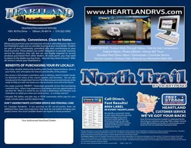 2012 Heartland North Trail Brochure page 16