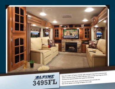 2012 Keystone RV Alpine Brochure page 2