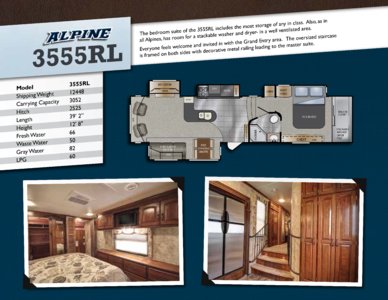 2012 Keystone RV Alpine Brochure page 6