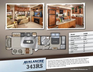 2012 Keystone RV Avalanche Brochure page 7