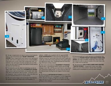 2012 Keystone RV Avalanche Brochure page 11