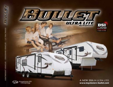 2012 Keystone RV Bullet Ultra Lite Brochure page 1