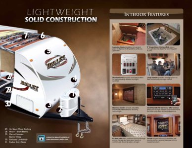 2012 Keystone RV Bullet Ultra Lite Brochure page 5