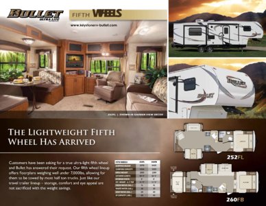 2012 Keystone RV Bullet Ultra Lite Brochure page 7