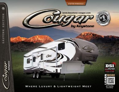 2012 Keystone RV Cougar Eastern Edition Brochure page 1