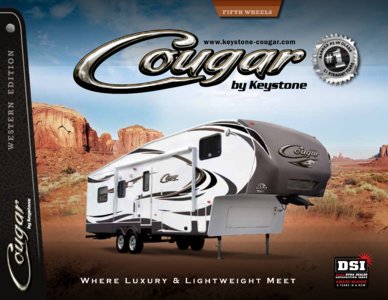 2012 Keystone RV Cougar Western Edition Brochure page 1