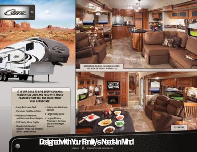 2012 Keystone RV Cougar Western Edition Brochure page 2