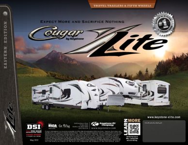 2012 Keystone RV Cougar X-Lite Brochure page 1