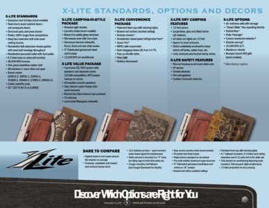2012 Keystone RV Cougar X-Lite Brochure page 9