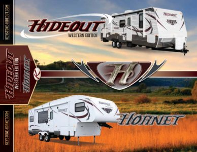 2012 Keystone RV Hornet Hideout Western Edition Brochure page 1