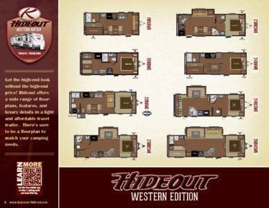 2012 Keystone RV Hornet Hideout Western Edition Brochure page 6