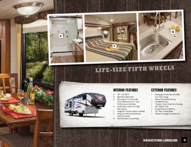 2012 Keystone RV Laredo Brochure page 11