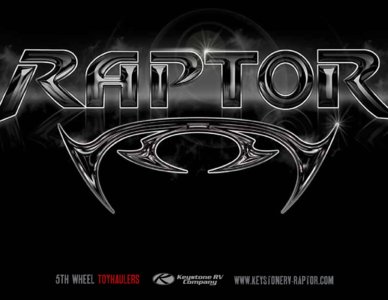 2012 Keystone RV Raptor Brochure page 1