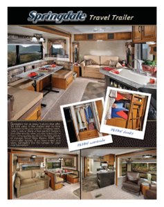 2012 Keystone RV Springdale Summerland Brochure page 2