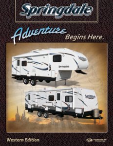 2012 Keystone RV Springdale Western Edition Brochure page 1