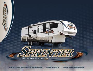 2012 Keystone RV Sprinter Copper Canyon Edition Brochure