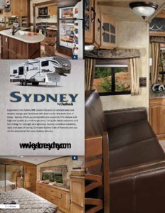 2012 Keystone RV Sydney Brochure page 2