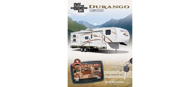 2012 KZ RV Durango1500 Brochure page 1