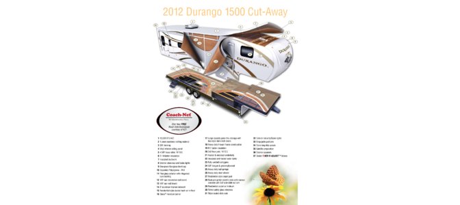 2012 KZ RV Durango1500 Brochure page 4