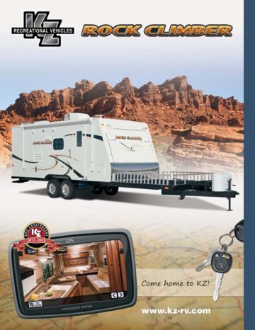 2012 KZ RV Rock Climber Brochure